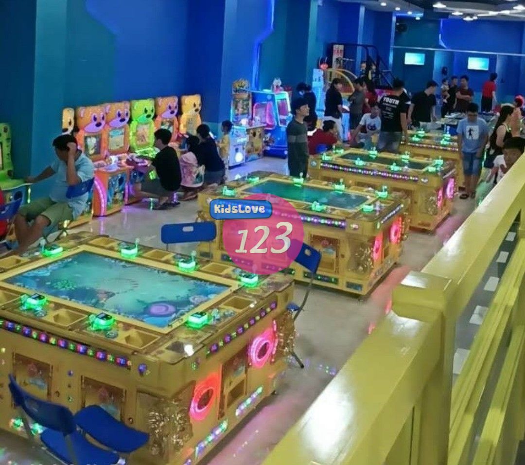 Lắp đặt game thùng tại khu vui chơi Quốc Khánh Bình Định